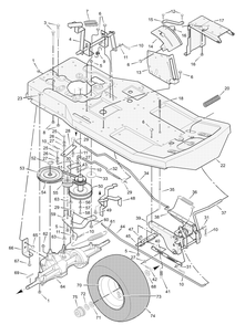 Part Location Diagram of MU1X111 Briggs and Stratton Bolt, Hex